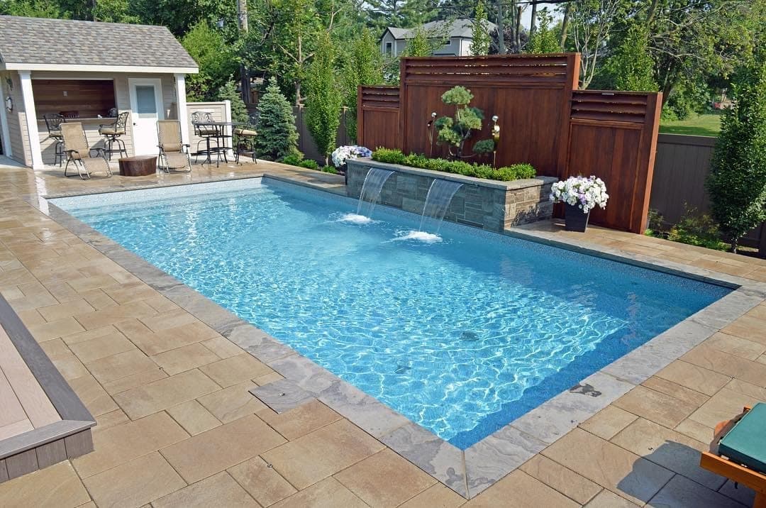 Astral fiberglass pool design