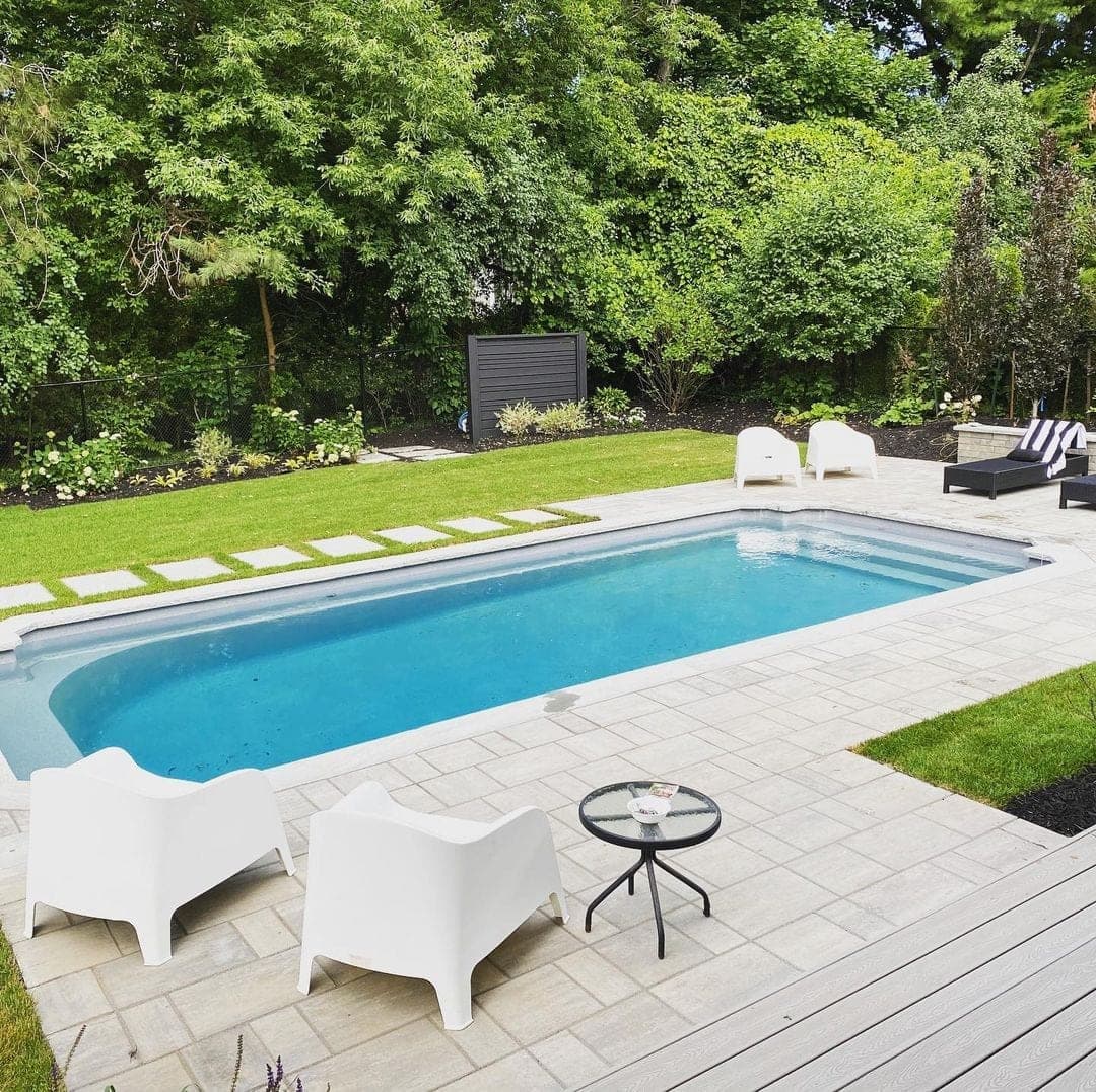 Federation grey quartz finish pool