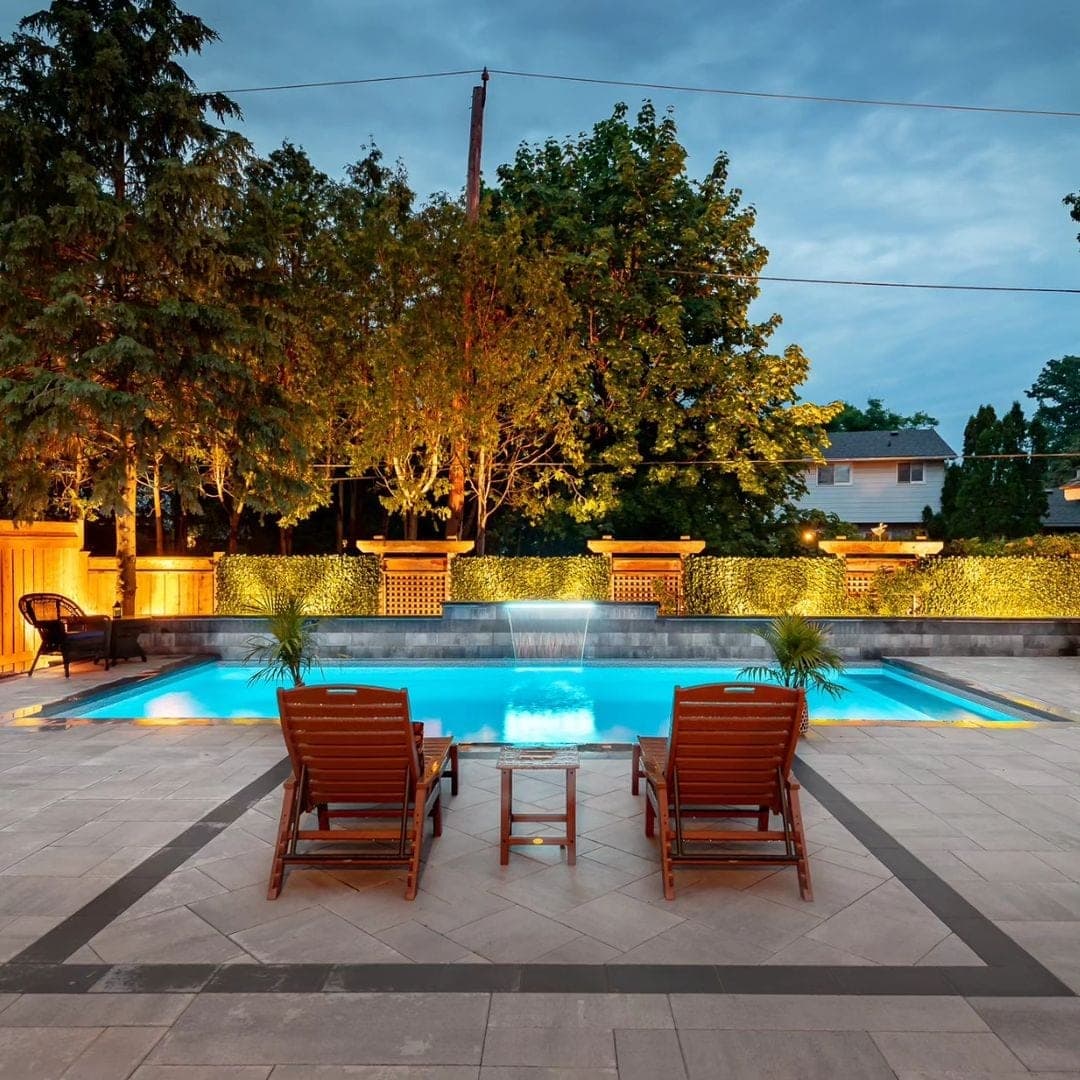 Modern plunge pool